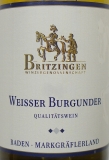 2021Britzinger  WEISSER BURGUNDER QbA -trocken- 0.75 l WG Britzingen